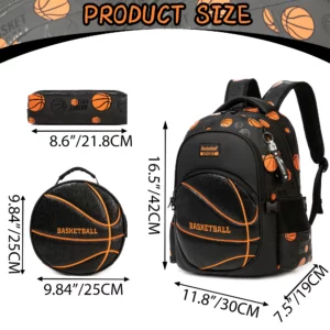 Meetbelify Backpack for Boys Backpacks for Elementary Preschool Students Kids School Cute Backpack with Lunch Box and Penbag - Image 6