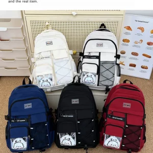 Japanese Style School Backpack Small Doll Bag Large Capacity for Middle&High School Student Men And Women Youth Casual - Image 4