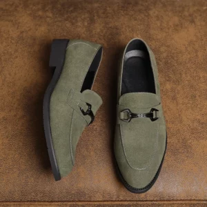 Mens Classic British Style Horsebit Loafers Moccasins Men's Casual Business Shoes Men Party Wedding Flats - Image 3