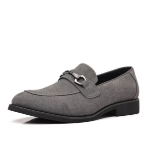 Mens Classic British Style Horsebit Loafers Moccasins Men's Casual Business Shoes Men Party Wedding Flats - Image 7