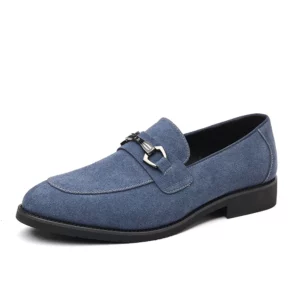 Mens Classic British Style Horsebit Loafers Moccasins Men's Casual Business Shoes Men Party Wedding Flats - Image 6