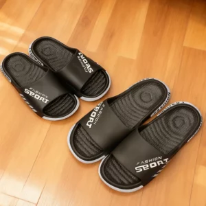 Big Size 48-49 Men Slippers Summer Flat Sole Home Slippers For Women Man Open Toe Trend Slides Couple Light Beach Shoes Sandals - Image 3