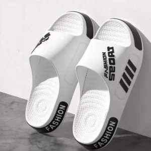Big Size 48-49 Men Slippers Summer Flat Sole Home Slippers For Women Man Open Toe Trend Slides Couple Light Beach Shoes Sandals - Image 5