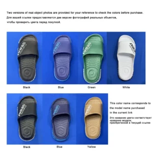 Big Size 48-49 Men Slippers Summer Flat Sole Home Slippers For Women Man Open Toe Trend Slides Couple Light Beach Shoes Sandals - Image 6