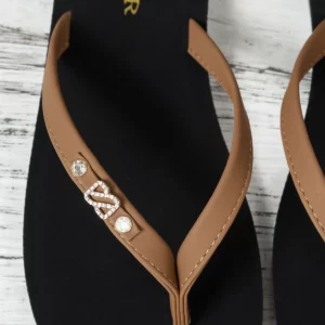 Women's Thong Slippers with Crystal And S Embellishments Comfortable Lightweight for Summer Beach Home Casual Fashionable - Image 7