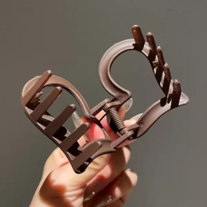 11pcs Women's High-end Frosted Clip Set Women's Back Head Hair Shark Clip Headwear - Image 8