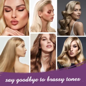 100ml/500ml Karseell Purple Hair Mask Professional Neutralizes Brass Yellow Tones For Blonde Silver Gray Highlighted Hair - Image 5