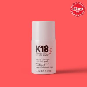 K18 Leave-In Molecular Repair Hair Mask, Patented, Lasting Repair For Dry, Frizzy, Damaged Hair, Reverse Damage In 4 Minutes From Bleach, Color, Chemical Services + Heat - Image 11