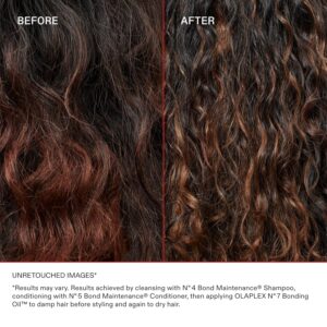 Olaplex Nº. 7 Bonding Oil: High Shine | Heat Protectant, Visibly Smooths & Softens Hair, Added Color Vibrancy, Up to 72 Hour Frizz Control | For Coily, Curly, Straight, and Wavy, 30 mL / 1.0 Fl Oz - Image 9