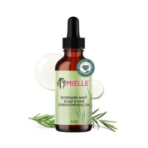 Mielle Organics Rosemary & Mint Hair Oil - Strengthening Biotin Oil Infused Frizzy & Damaged Hair Care - Split Ends & Dry Scalp Treatment to Support Longer, Healthier Strands, 2 Ounce - Image 8