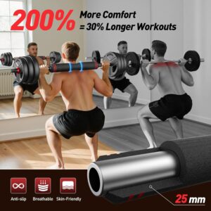 Adjustable dumbbell set,20/35/45/55/70/90lbs Free Weights set with upgraded nut, 5 in 1 Weight Set Used as Kettlebells, Barbell, Push up Stand, Fitness Exercise for Home Gym Suitable Men/Women - Image 7
