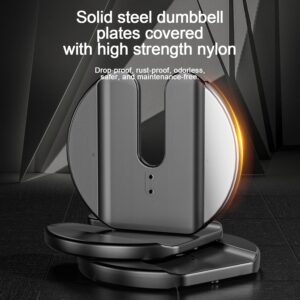 Adjustable Dumbbells Set of 2，Free Weights Dumbbells Set，Adjustable Dumbbell Set，52.5 lbs pair 105 lbs，15 in 1，for Men/Women Gym Equipment for Home Strength Training Equipment - Image 3