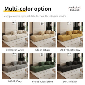 Modern Eco-Friendly Modular Couch Sofa Set Cozy Sponge Foam Vacuum Compressed for Living Room Home Furniture - Image 3