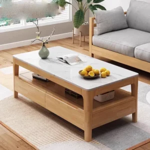 Decoration Luxury Modern Side Table Standing Moving Coffee Table Living Room Kitchen Drawers Small Mesa Auxiliar Home Furniture - Image 6
