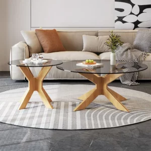 Creative modern homestay light luxury tea table, Nordic combination coffee table, household small apartment - Image 2
