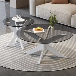 Creative modern homestay light luxury tea table, Nordic combination coffee table, household small apartment - Image 5