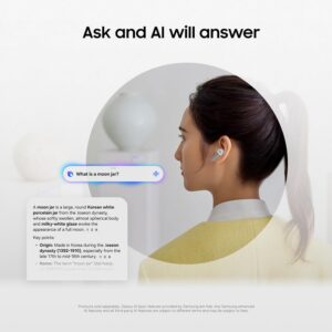 Samsung Galaxy Buds 4 Pro (2026) AI True Wireless Bluetooth Earbuds, Hi-Res Audio, 2-Way Speaker, ANC 2.0, Optimized Comfort, IP57, Live Translation, White [US Version, 2 Yr Warranty] - Image 5