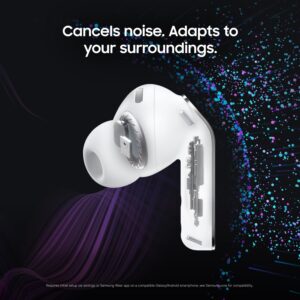 Samsung Galaxy Buds 4 Pro (2026) AI True Wireless Bluetooth Earbuds, Hi-Res Audio, 2-Way Speaker, ANC 2.0, Optimized Comfort, IP57, Live Translation, White [US Version, 2 Yr Warranty] - Image 7