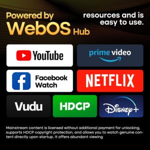 SANSUI 32 inch FHD Smart WebOS TV | Frameless Screen with chromecast Built in | 4000:1 Contrast Ratio|WebOS Hub with 2×8W Speakers & Apple HomeKit & Live TV| Support Airplay & WiFi & Bluetooth 5.2 - Image 5