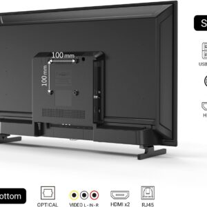 TuTu 32 Inch 1080P FHD Smart TV with Tizen OS TV Compatible HDR Full HD Slim Design Smart TV or Monitor with HDMI, Dolby Audio, Voice Remote, Stream Live(2025 Model) Visit the TuTu Store - Image 2