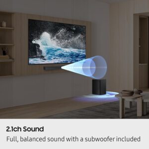Samsung B-Series Soundbar HW-B550F 2.1 ch DTS Virtual:X Soundbar with Subwoofer (2025 Model) Voice Enhance Mode, Bass Boost, Adaptive Sound - Image 7