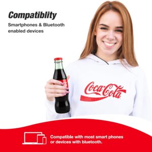 Official Coca-Cola Bottle Shaped Bluetooth Speaker – Portable Wireless Speaker with Bluetooth 5.0, Deep Bass, AUX Input, Long Battery Life – Loud HD Sound for Home, Travel, Party & Outdoor Use - Image 5