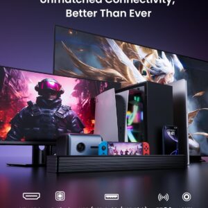 MEREDO Sound Bar for Smart TV 160W 3.1CH PC Gaming Soundbar with Subwoofer RGB Lighting Audio Sync Surround Sound System BT 5.3/HD-ARC/Optical/AUX/USB for Desktop Tablets Consoles Home Cinema - Image 2