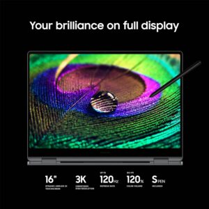 Samsung 16” Galaxy Book5 Pro 360 Copilot+ PC, AI Computer, Intel Core 7 Ultra Processor, 3K AMOLED (2880x1800) Touchscreen, S Pen,120Hz, Dolby Atmos, Student Laptop, Lightweight, All-Day Battery Life - Image 8