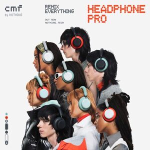 CMF by Nothing Headphone Pro Active Noise Canceling Wireless Headphones Bluetooth 5.4 Over The Ear Headset, 50H ANC Playtime, Bass&Treble Slider, Custom EQ&Spatial Audio, Hi-Res LDAC, Light Grey - Image 3