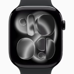 Apple Watch Series 11 GPS + Cellular 46mm (Middle East Version) Jet Black Aluminium Case With Black Sport Band - M/L - Image 5