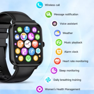 LIGE Fashion Sport Fitness Tracker Smart Watch 2026 Men Women Full Touch Screen Heart Rate Monitoring Bluetooth Call Smartwatch - Image 5
