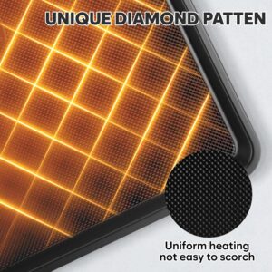 Cookie Sheets for Baking with Cooling Rack Set of 4, 0.8mm Thick Nonstick Baking Sheets for Oven, Half/Quarter/Jelly Roll Pans Oven Trays, Heavy Duty Baking Pan Set with Diamond Texture - Image 2