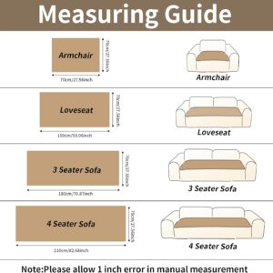 Fuzzy Couch Cover for Dogs Washable, Non Slip Couch Covers for 3 Cushion Sofa Pet Friendly, Soft Pet Couch Covers for Sofa, Dog Cover for Couch Furniture Protector(1,Brown,27.6"x70.9") - Image 7