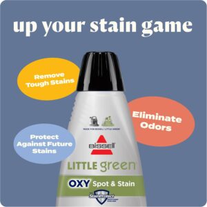 BISSELL Little Green Mini Portable Carpet and Upholstery Deep Cleaner, Car/Auto Detailer, with HydroRinse Self-Cleaning Tool and 4" Tough Stain Tool, Tea Green, 4075 - Image 3