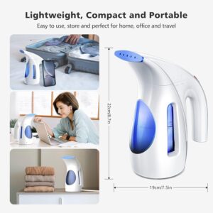 HiLIFE Steamer for Clothes, Portable Handheld Clothing Steamer, 240ml Big Capacity, 700W, Strong Power, Fabric Quick Wrinkle Remover with Brush for Home, Office, Travel (ONLY 120V) - Image 6