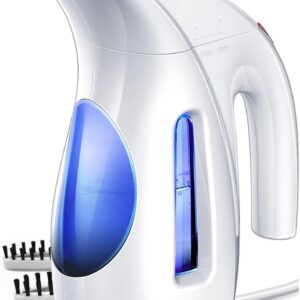 HiLIFE Steamer for Clothes, Portable Handheld Clothing Steamer, 240ml Big Capacity, 700W, Strong Power, Fabric Quick Wrinkle Remover with Brush for Home, Office, Travel (ONLY 120V) - Image 7