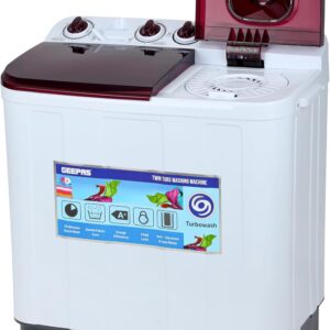 GEEPAS TwinTub Semi- Automatic 7 Kg Washing Machine | Top Load Semi Automatic Washing Machine Quick Turbo Wash |Transparent Top Lid 7 kg 350 W GSWM18041 - Image 5