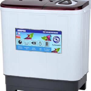 GEEPAS TwinTub Semi- Automatic 7 Kg Washing Machine | Top Load Semi Automatic Washing Machine Quick Turbo Wash |Transparent Top Lid 7 kg 350 W GSWM18041 - Image 7