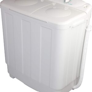 GEEPAS Twin Tub Semi-Automatic Washing Machine| High Back Control Panel and Semi-Automatic Top Load Washing Machine, Ripple Pulsator| Highly Effecient with Classic Design Wash/Spin Power 490W/180W 670 W GSWM6468 White - Image 7