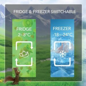 SUPER GENERAL 160L Gross Capacity And 122L Net Capacity Upright Freezer, Inverter Compressor, No Frost, Ice Twist Maker, Reversible Door - 220 W SGUF201NFDCIE Silk Inox - Image 3
