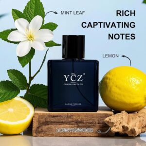 Ycz Charm Unfolds Marine Perfume for Men, 1.7 oz. Long Lasting Eau De Parfum Cologne For Men, Oriental Woody Fragrance - Ideal Special Occasions, Making it the Ideal gentlemen’s Gift - Image 8
