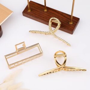 Mehayi 3 PCS Metal Large Claw Clips for Thick Heavy Hair, Strong Hold Big Non-Slip Hair Catch Barrette Jaw Clamp for Long Hair, Fashion Styling Accessories for Women Girls - Image 5