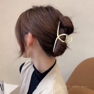 Mehayi 3 PCS Metal Large Claw Clips for Thick Heavy Hair, Strong Hold Big Non-Slip Hair Catch Barrette Jaw Clamp for Long Hair, Fashion Styling Accessories for Women Girls - Image 6
