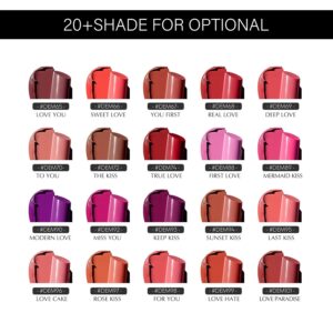 Brown Lipstick for Women Hydrate Glossy Lipstick Moisture Lip Gloss Sheer-Medium Coverage Long Lasting Lipsticks for Dry Lips (DM72 Brown) - Image 8