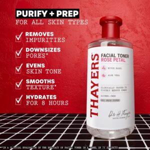 THAYERS Alcohol-Free Rose Petal Witch Hazel Facial Toner for Glowing Skin, Soothing, Hydrating, Refreshing Toner for All Skin Types, 12oz (Packaging May Vary) - Image 7