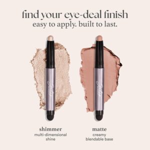 Julep Eyeshadow 101 Cream-to-Powder Waterproof Shadow Stick – Champagne Shimmer – Long-Lasting, Crease-Proof, Medium Golden-Beige Shimmer Cream Eyeshadow with Built-in Smudger - Image 6