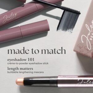Julep Eyeshadow 101 Cream-to-Powder Waterproof Shadow Stick – Champagne Shimmer – Long-Lasting, Crease-Proof, Medium Golden-Beige Shimmer Cream Eyeshadow with Built-in Smudger - Image 7