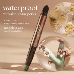Julep Eyeshadow 101 Cream-to-Powder Waterproof Shadow Stick – Champagne Shimmer – Long-Lasting, Crease-Proof, Medium Golden-Beige Shimmer Cream Eyeshadow with Built-in Smudger - Image 4
