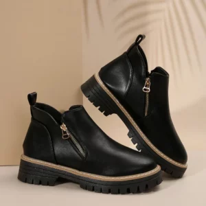 2025 NEW High-quality Thick Sole Ankle Shoes Fashion Comfortable Women Short Boots Plus Size Platform Shoes Women Boots - Image 4