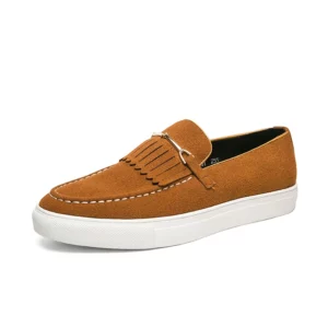 Hot Selling Suede Shoes Europe America Fashionable Men's Loafers Simple Casual Shoes Party Men's Dress Shoes Big Size：38-47 - Image 6
